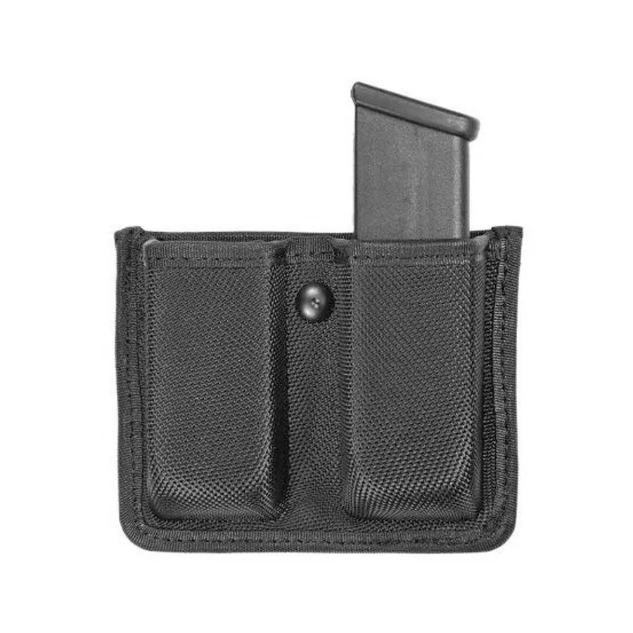 Hero's Pride Ballistic Open Bullets Out Double Magazine Case Black
