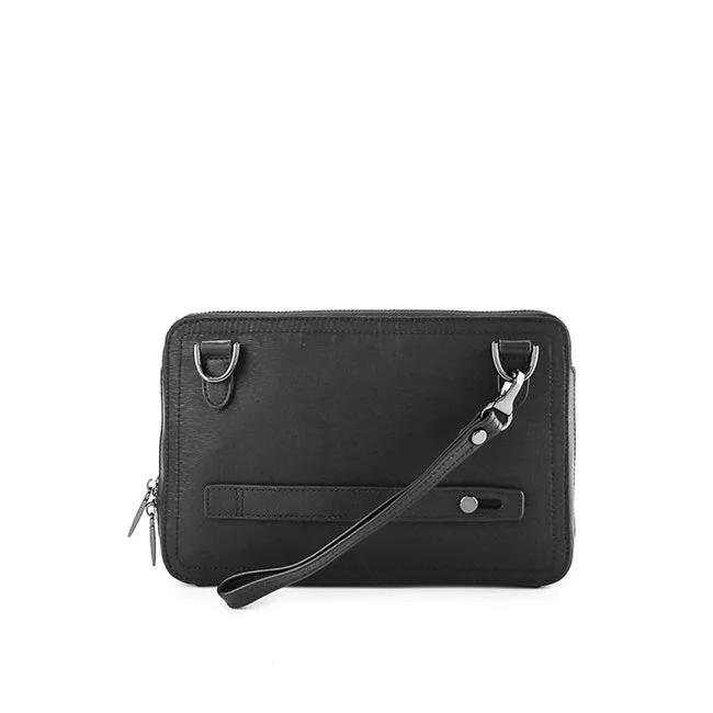 Hush Puppies Bags Pria Mario Clutch/Messenger Bag In Black