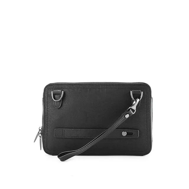 Hush Puppies Bags Pria Mario Clutch/Messenger Bag In Black