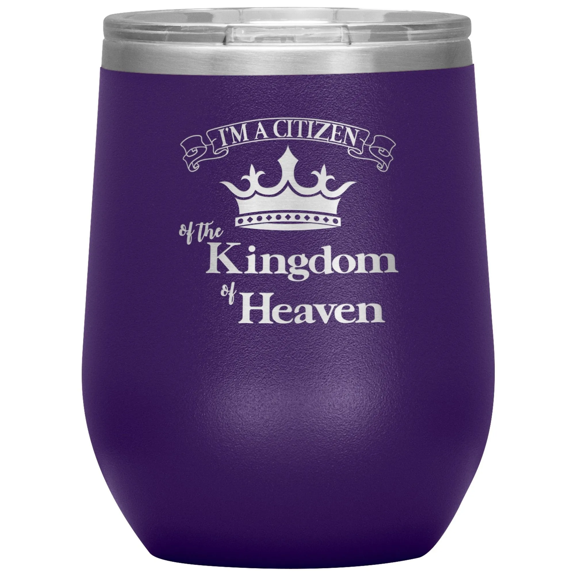 I'm a Citizen, 12 oz Wine Tumbler