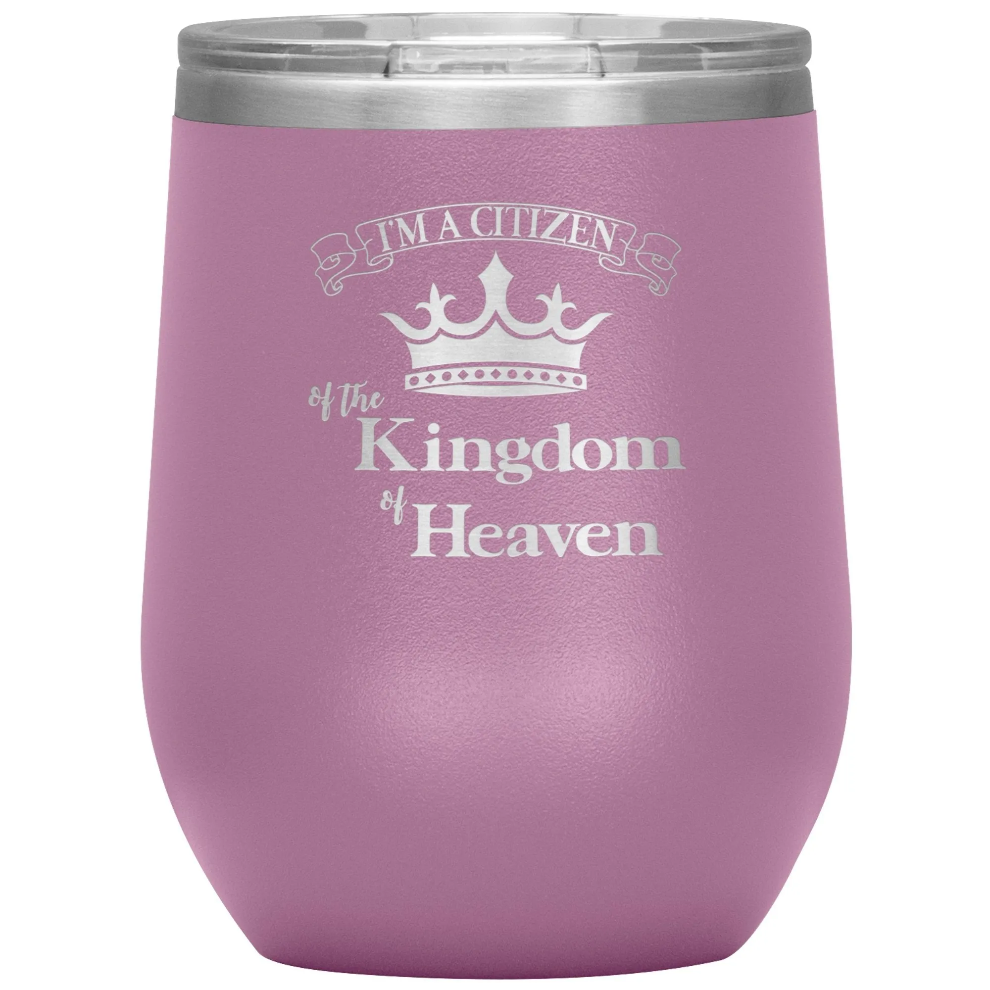 I'm a Citizen, 12 oz Wine Tumbler