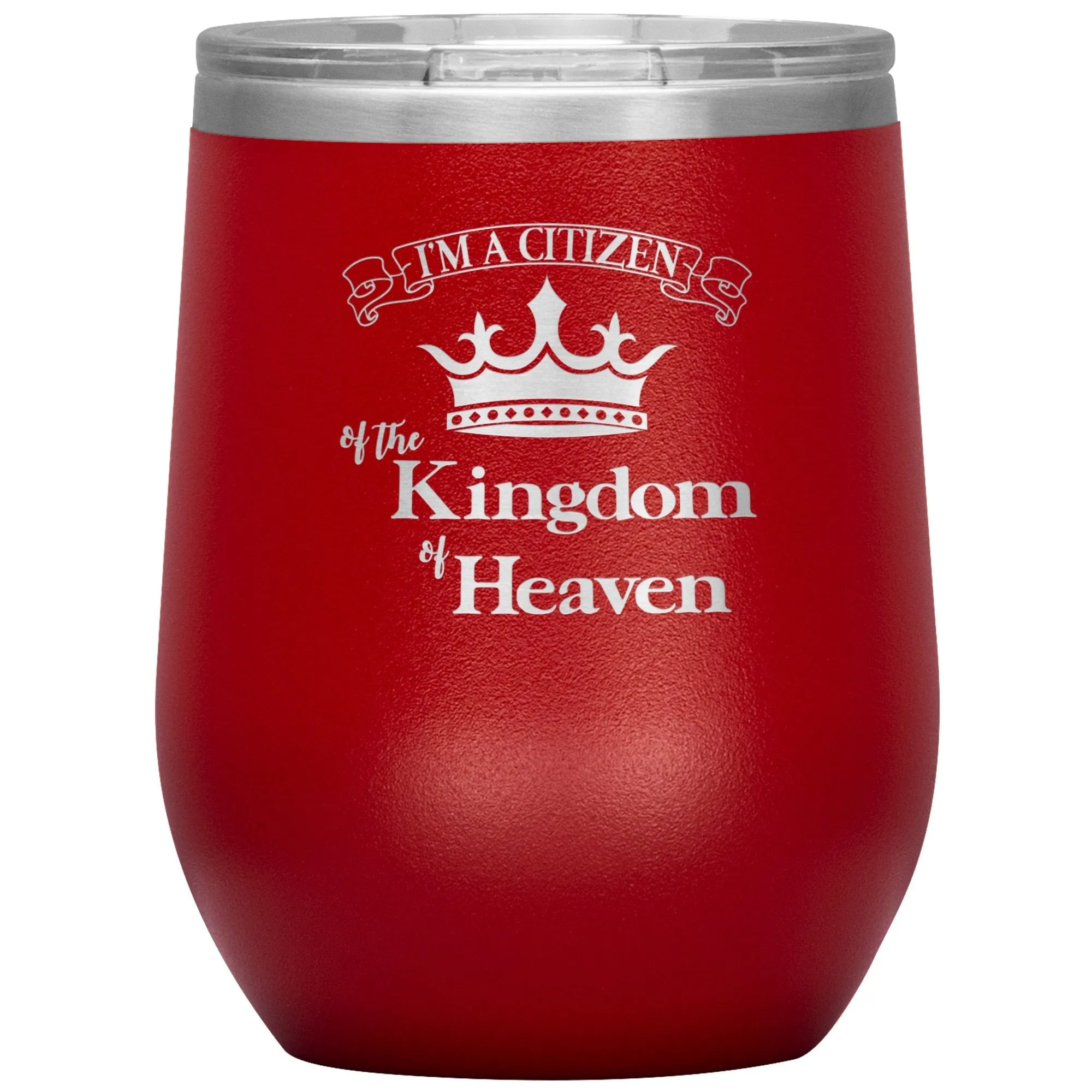 I'm a Citizen, 12 oz Wine Tumbler
