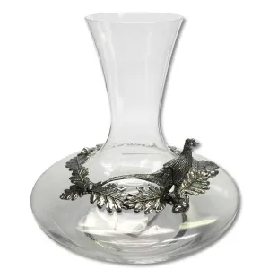Italian Pewter trimmed Kevin's Sporting Decanters
