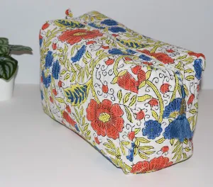 Jumbo Waterproof Toiletry Bag | Red Poppies