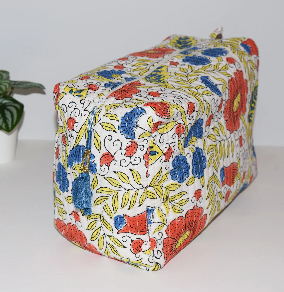 Jumbo Waterproof Toiletry Bag | Red Poppies