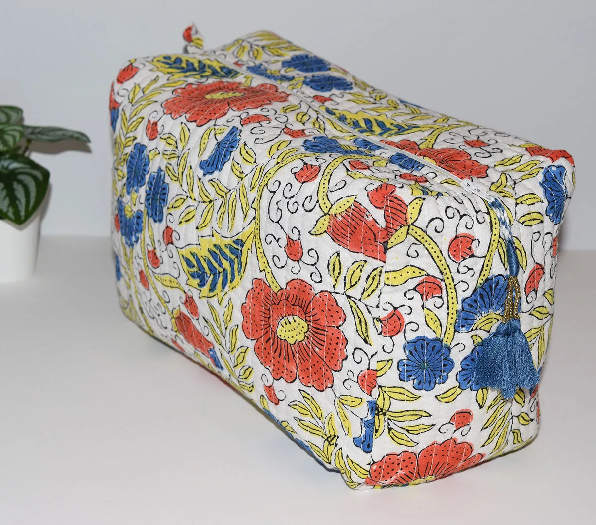 Jumbo Waterproof Toiletry Bag | Red Poppies