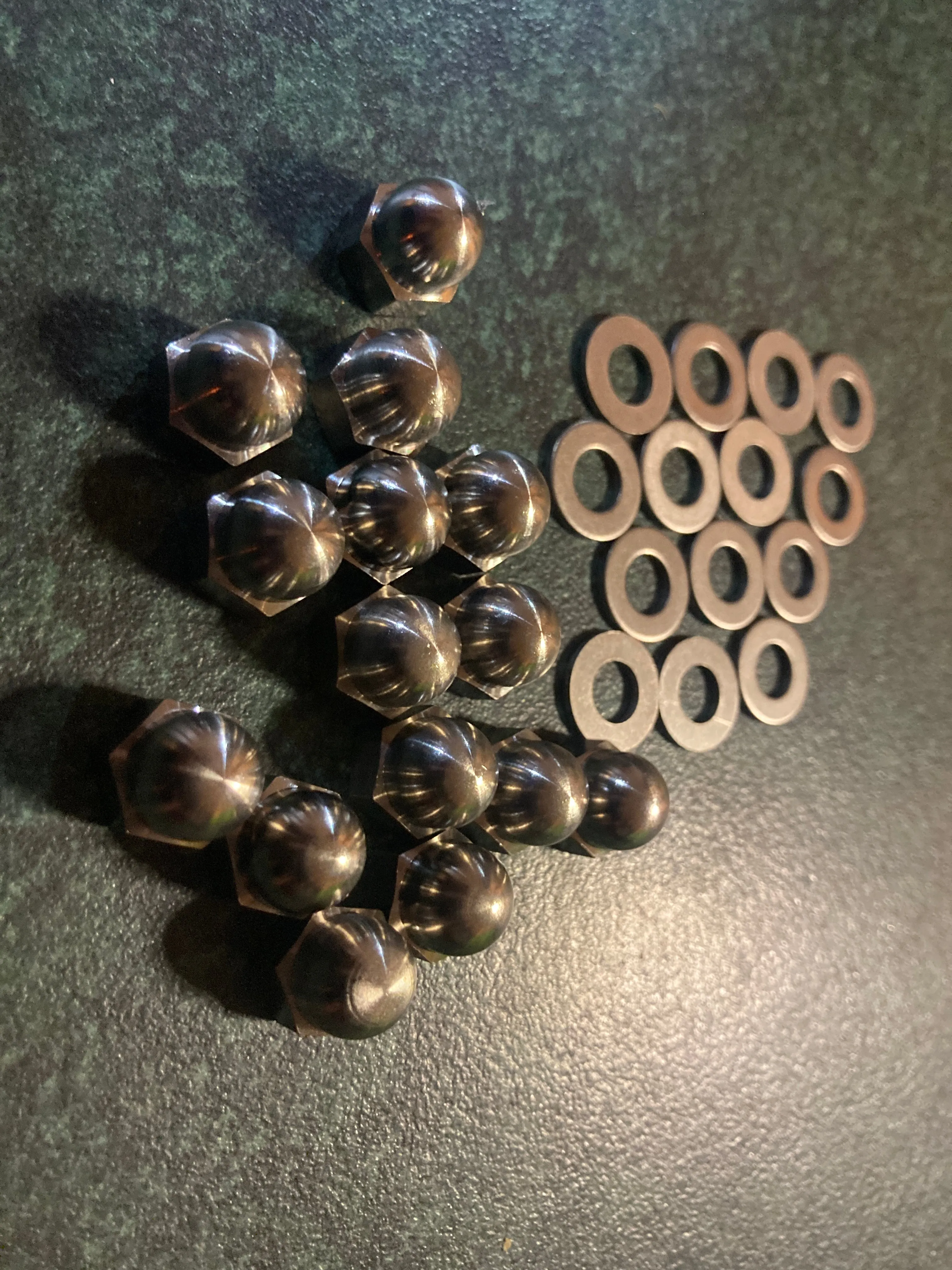 Lightweight Titanium M8 Head Nuts