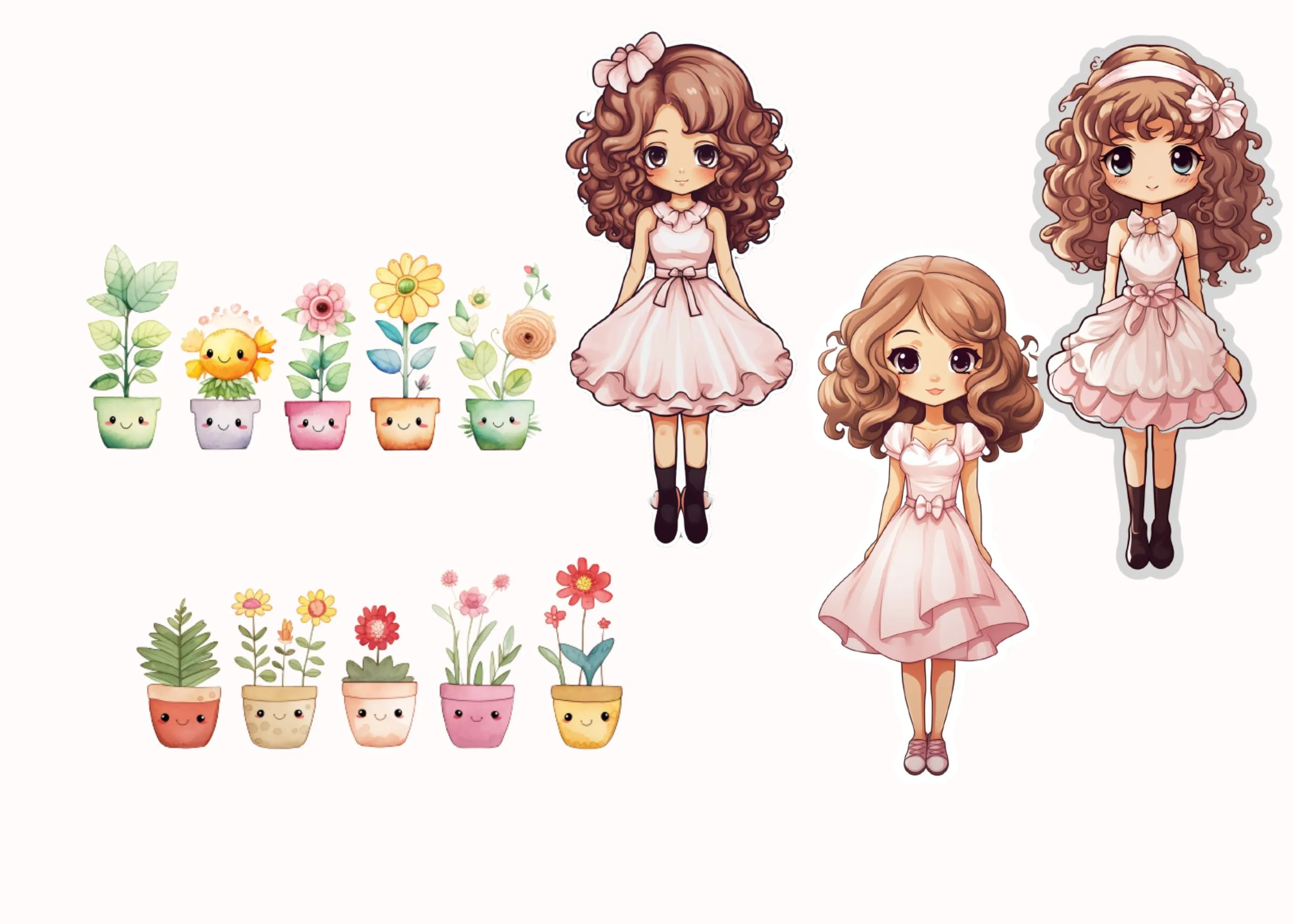 Little Princess Clipart, Watercolor Princess Clipart, Little Princess Ornaments, Baby Princess, Castle Sublimation Design, Princess Birthday, Fairytale Princes 035
