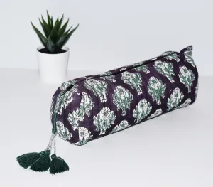 Long Waterproof Cosmetic Pouch | Black