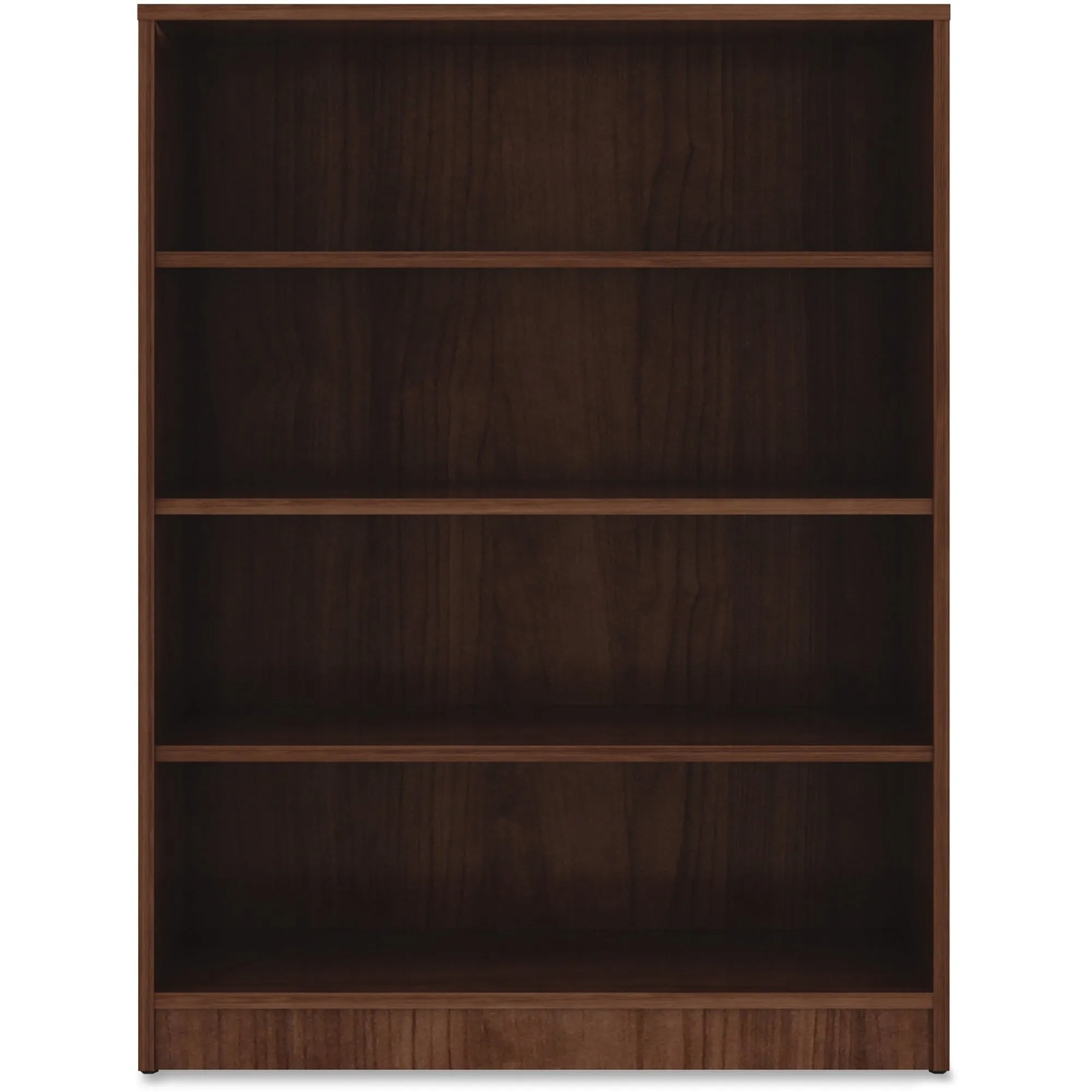 Lorell Walnut Laminate Bookcase