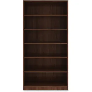 Lorell Walnut Laminate Bookcase