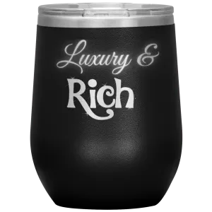 Luxury & Rich Wine Tumbler | Gifts for Her