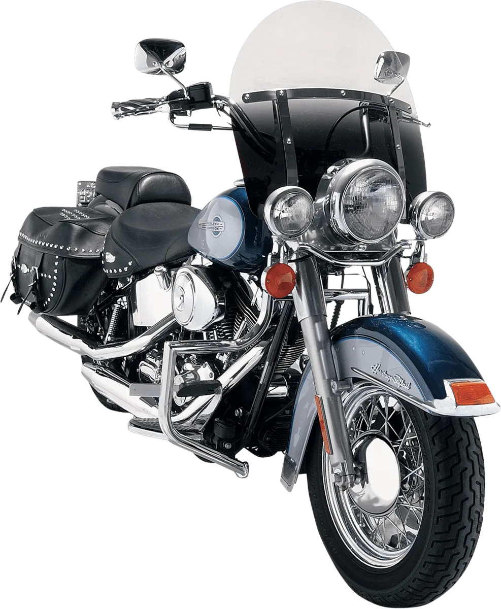 Memphis Shades MEP6181 Replacement Plastic for HD Quick-Release Compact Windshield - 15in. - Gradient Black