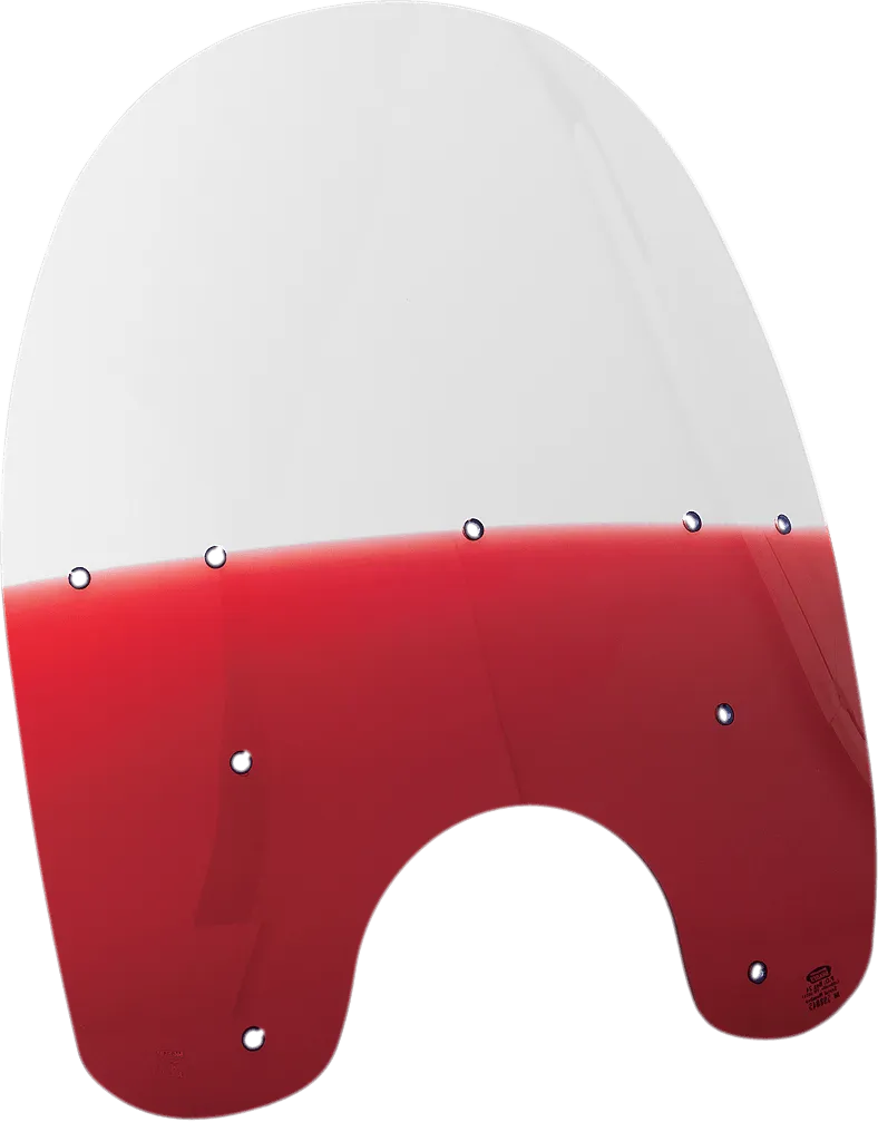 Memphis Shades MEP6187 Replacement Plastic for HD Quick-Release Compact Windshield - 15in. - Gradient Burnt Orange
