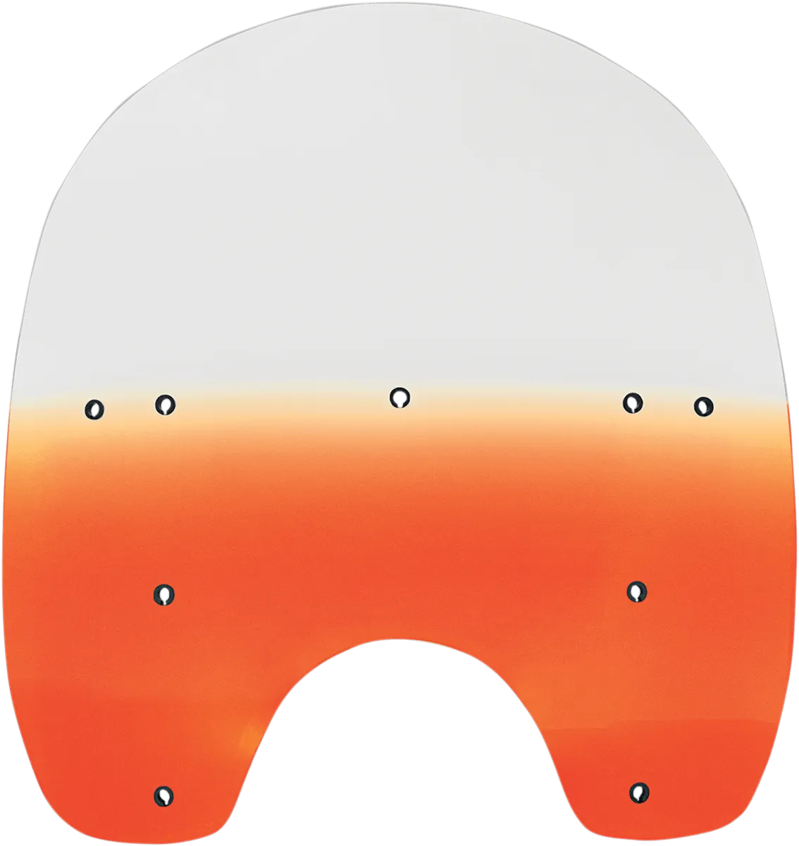 Memphis Shades MEP6187 Replacement Plastic for HD Quick-Release Compact Windshield - 15in. - Gradient Burnt Orange