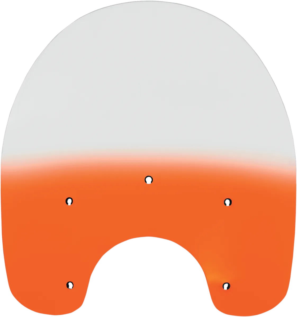 Memphis Shades MEP6187 Replacement Plastic for HD Quick-Release Compact Windshield - 15in. - Gradient Burnt Orange