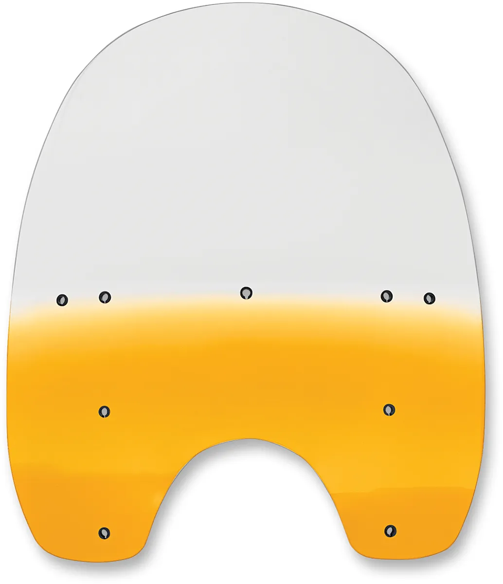 Memphis Shades MEP6187 Replacement Plastic for HD Quick-Release Compact Windshield - 15in. - Gradient Burnt Orange