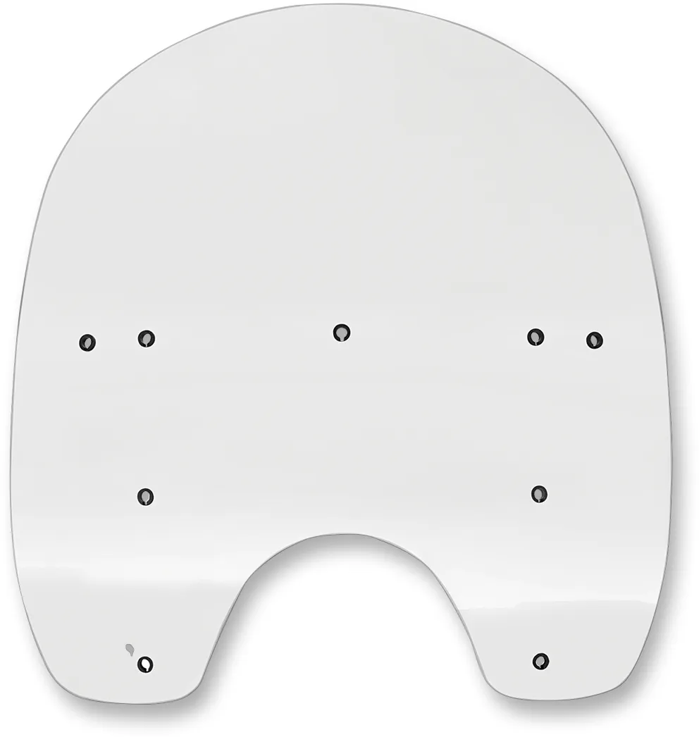 Memphis Shades MEP6280 Replacement Plastic for HD Quick-Release Compact Windshield - 17in. - Clear