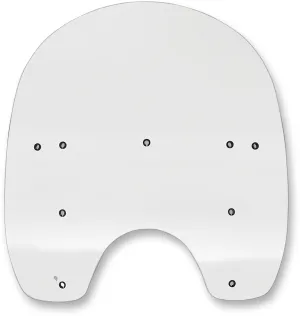 Memphis Shades MEP6280 Replacement Plastic for HD Quick-Release Compact Windshield - 17in. - Clear