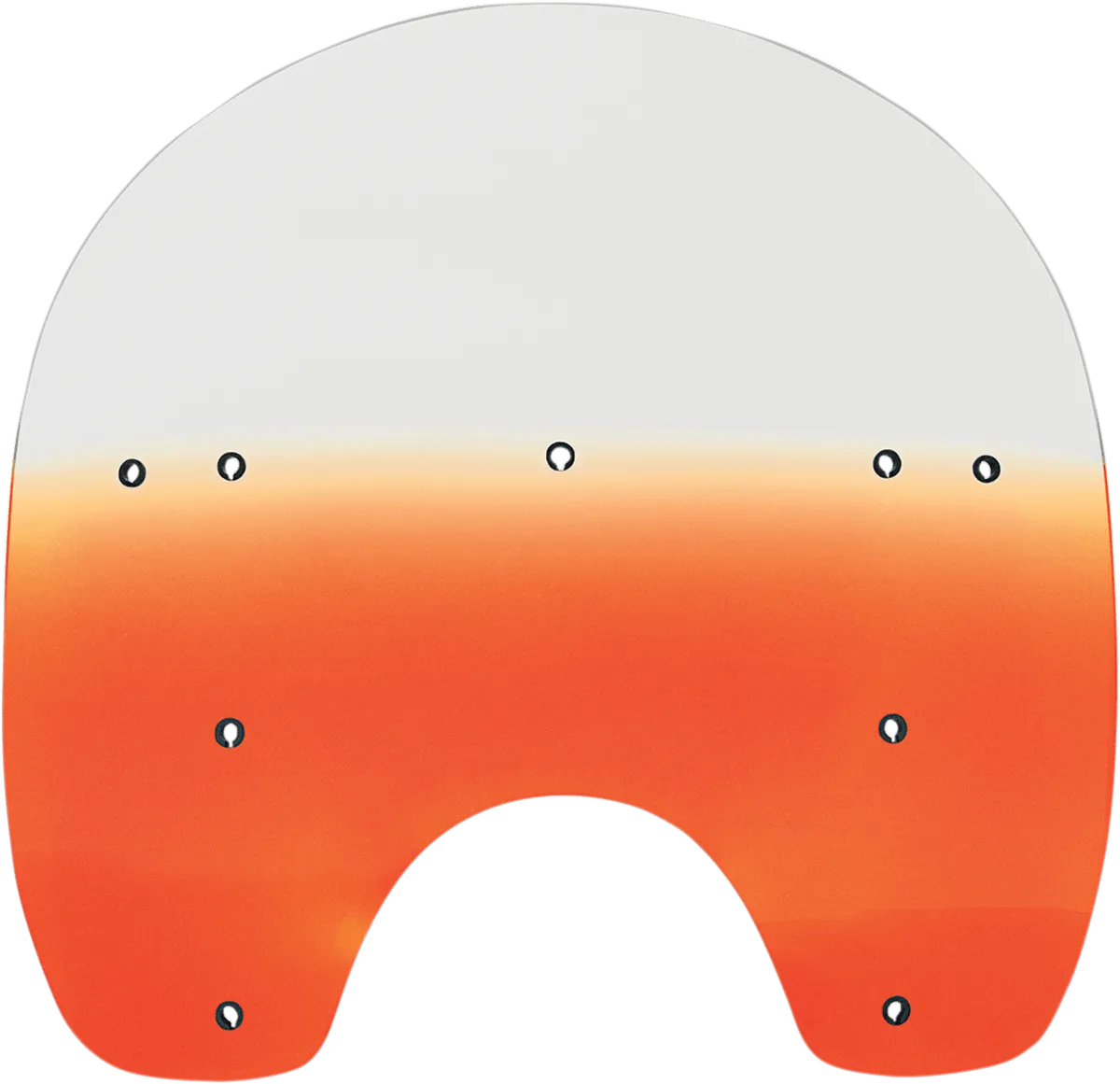 Memphis Shades MEP6387 Replacement Plastic for HD Quick-Release Compact Windshield - 19in. - Gradient Burnt Orange