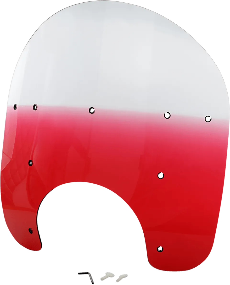 Memphis Shades MEP6387 Replacement Plastic for HD Quick-Release Compact Windshield - 19in. - Gradient Burnt Orange