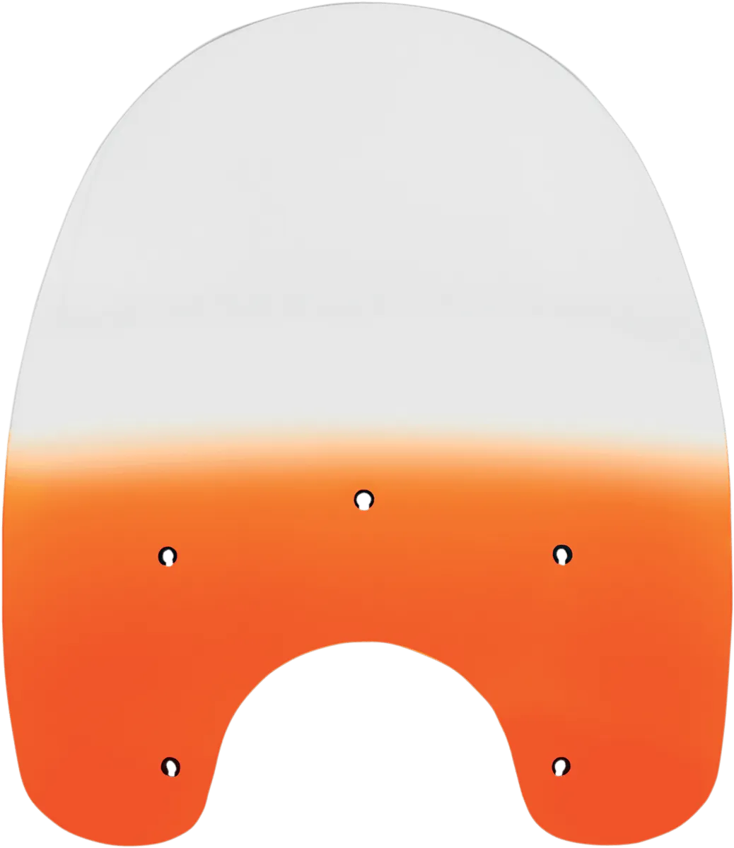 Memphis Shades MEP6387 Replacement Plastic for HD Quick-Release Compact Windshield - 19in. - Gradient Burnt Orange