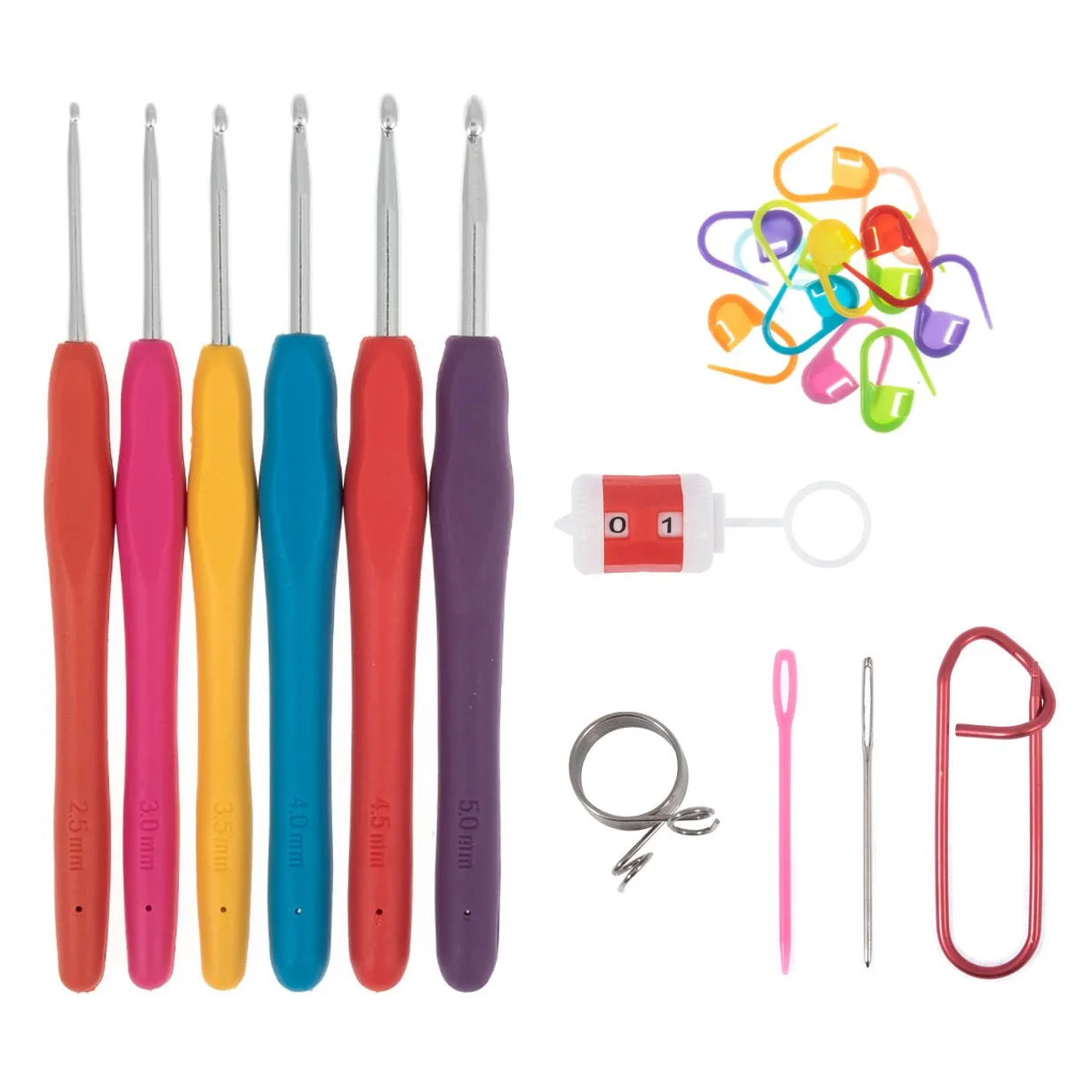 Milward Soft Touch Crochet Hook & Accessory Set