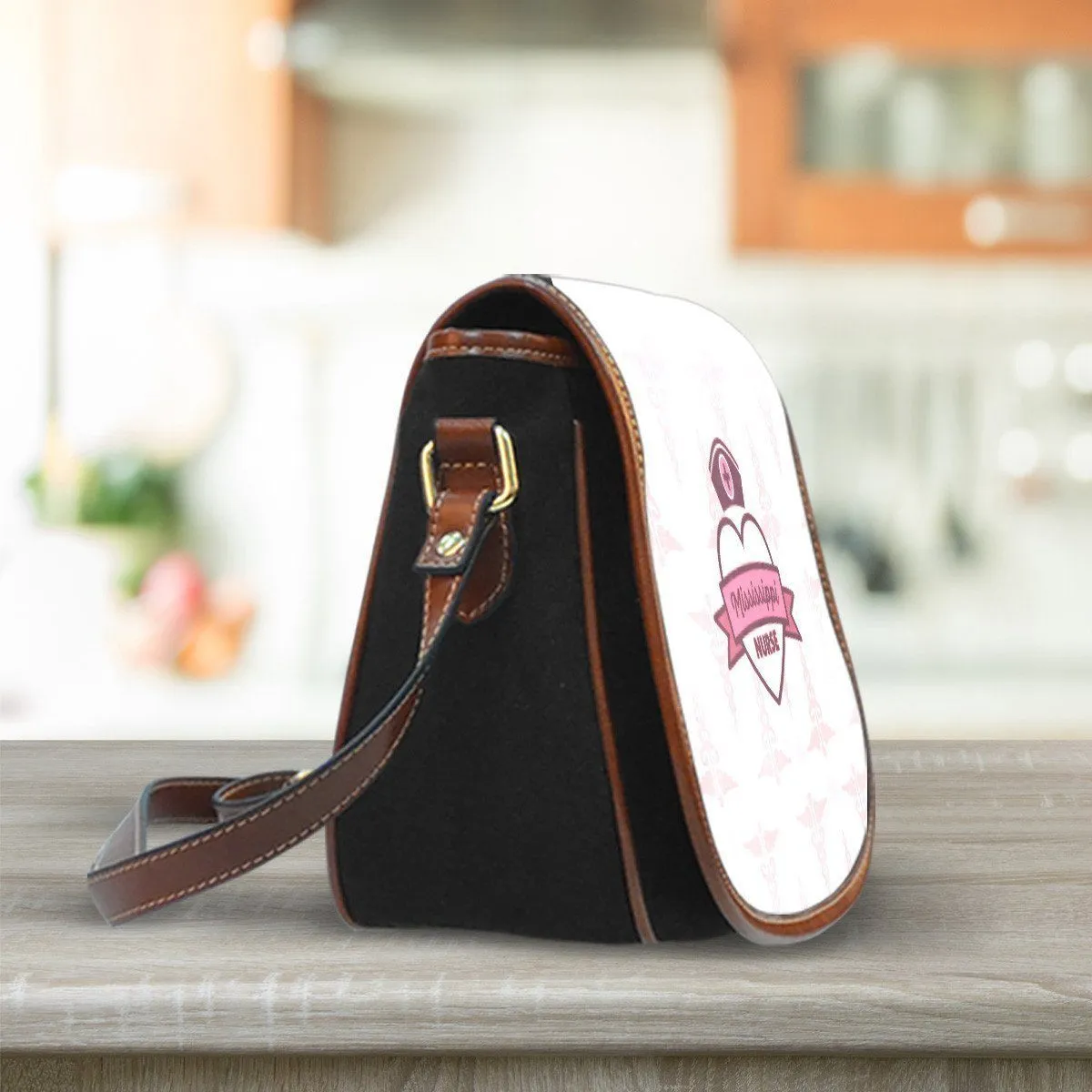 MS Nurse Pink Saddle Bag