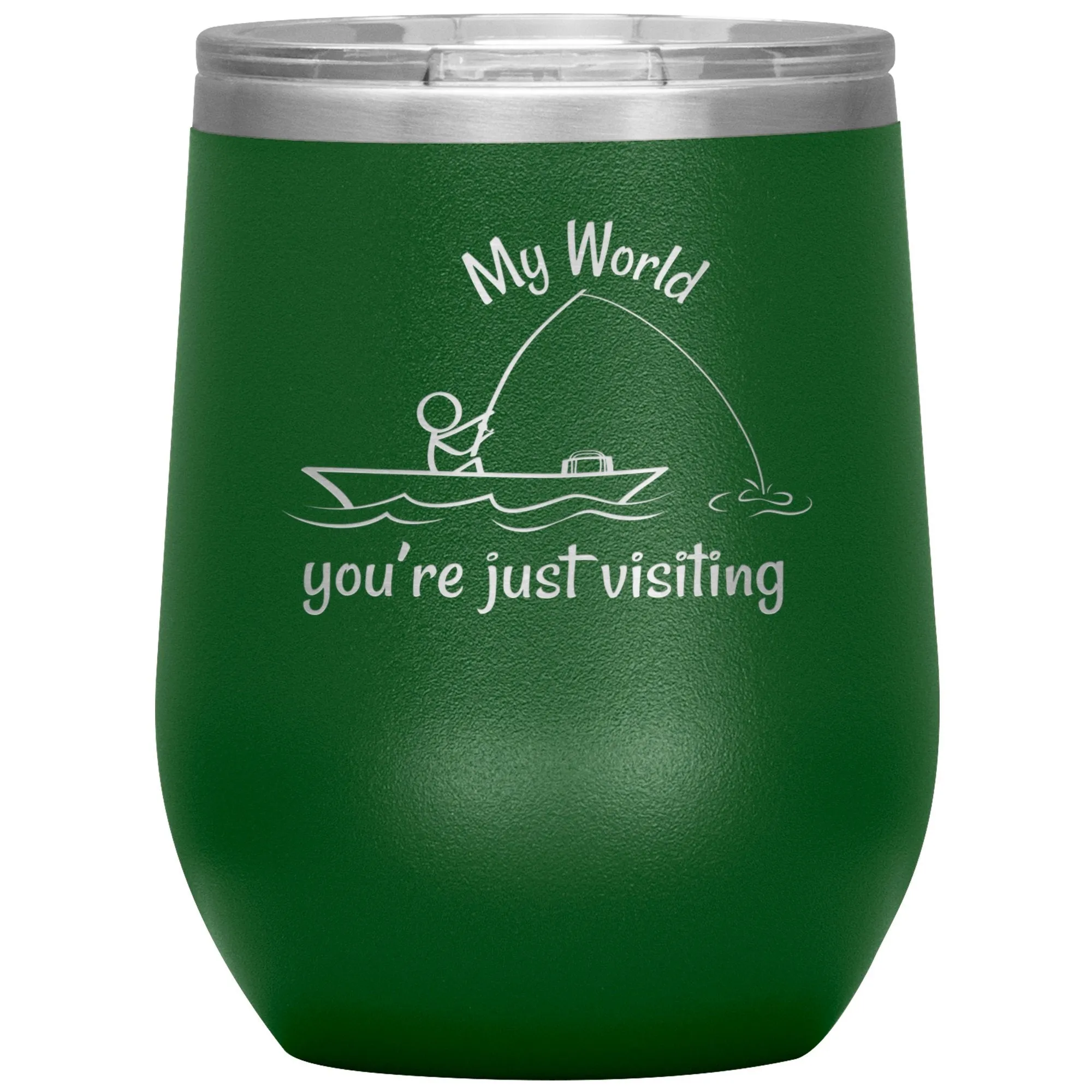 My World, 12 oz Wine Tumbler