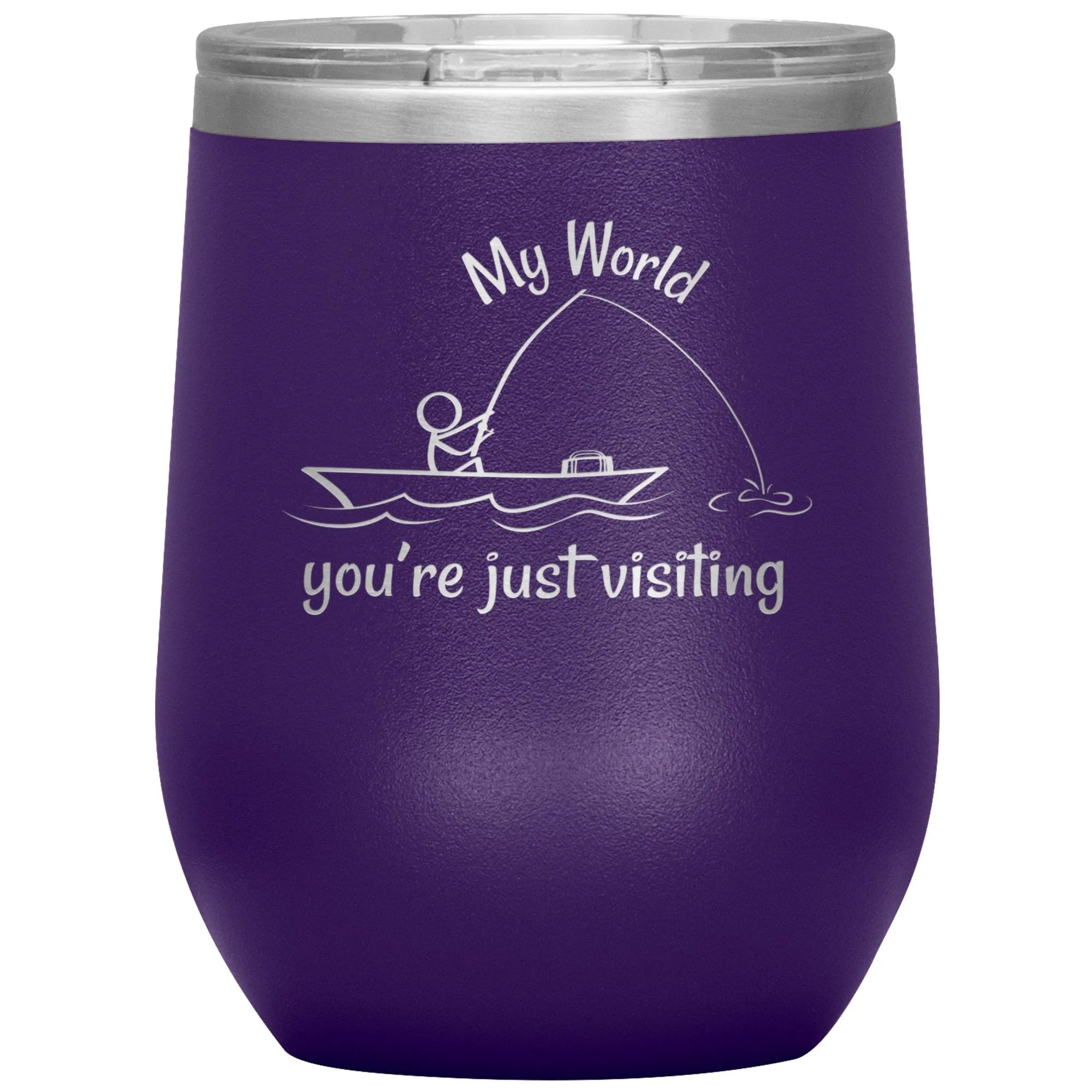 My World, 12 oz Wine Tumbler