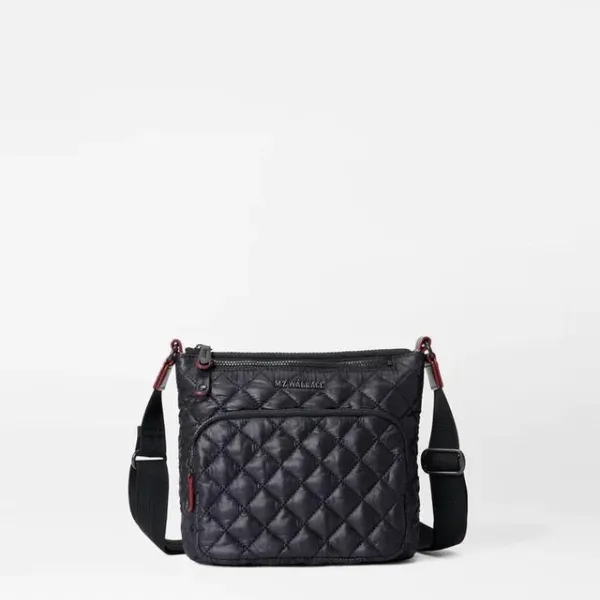 MZ Wallace Metro Scout Crossbody Deluxe in Black