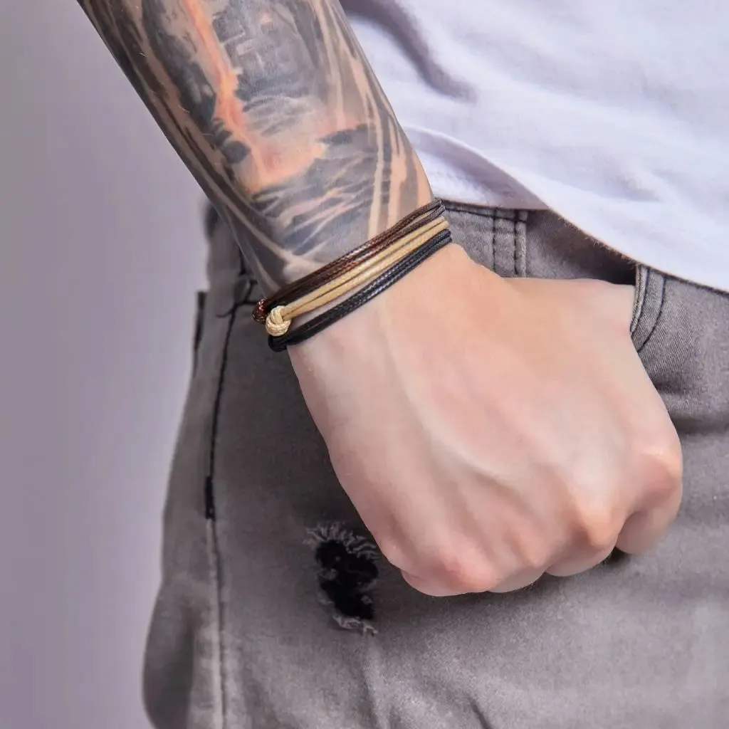 Nautical Wax Cord Bracelets - Lightweight & Sporty