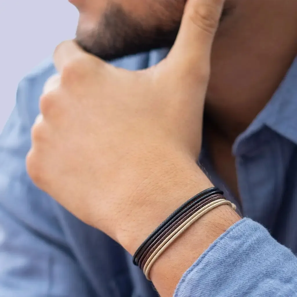 Nautical Wax Cord Bracelets - Lightweight & Sporty