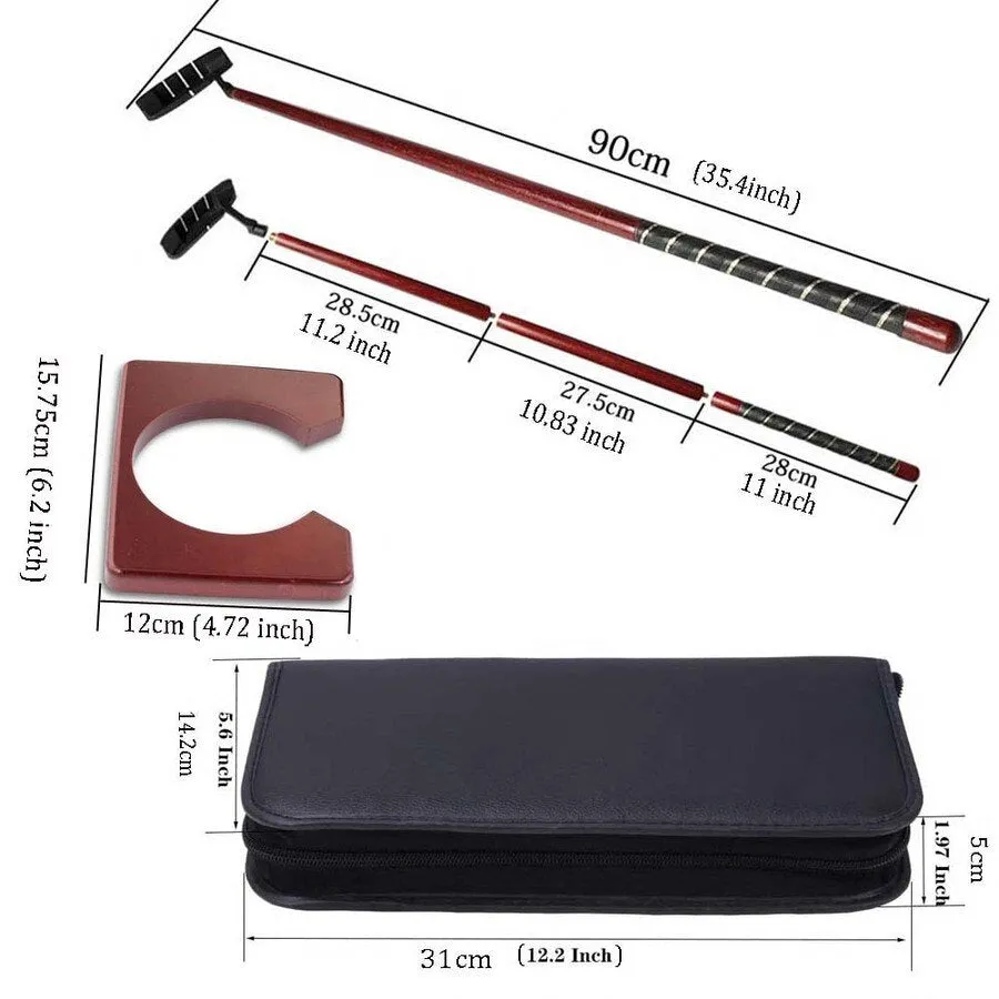 New Portable Golf Putter Putting Gift Set Kit with Putter 2pcs Balls Putting Cup for Indoor Outdoor Training Practice