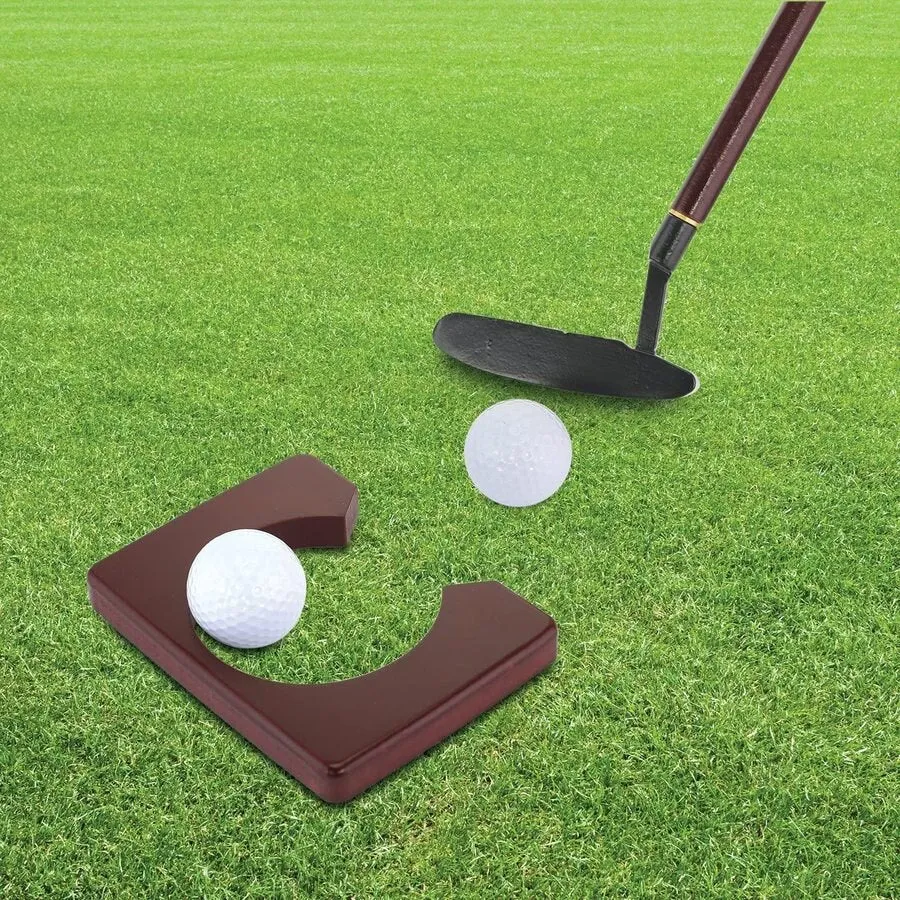 New Portable Golf Putter Putting Gift Set Kit with Putter 2pcs Balls Putting Cup for Indoor Outdoor Training Practice