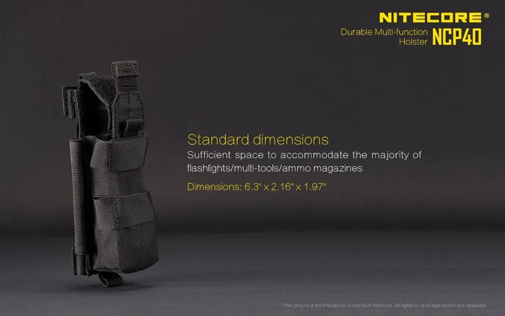 Nitecore NCP40 Holster for Nitecore Tactical Flashlight