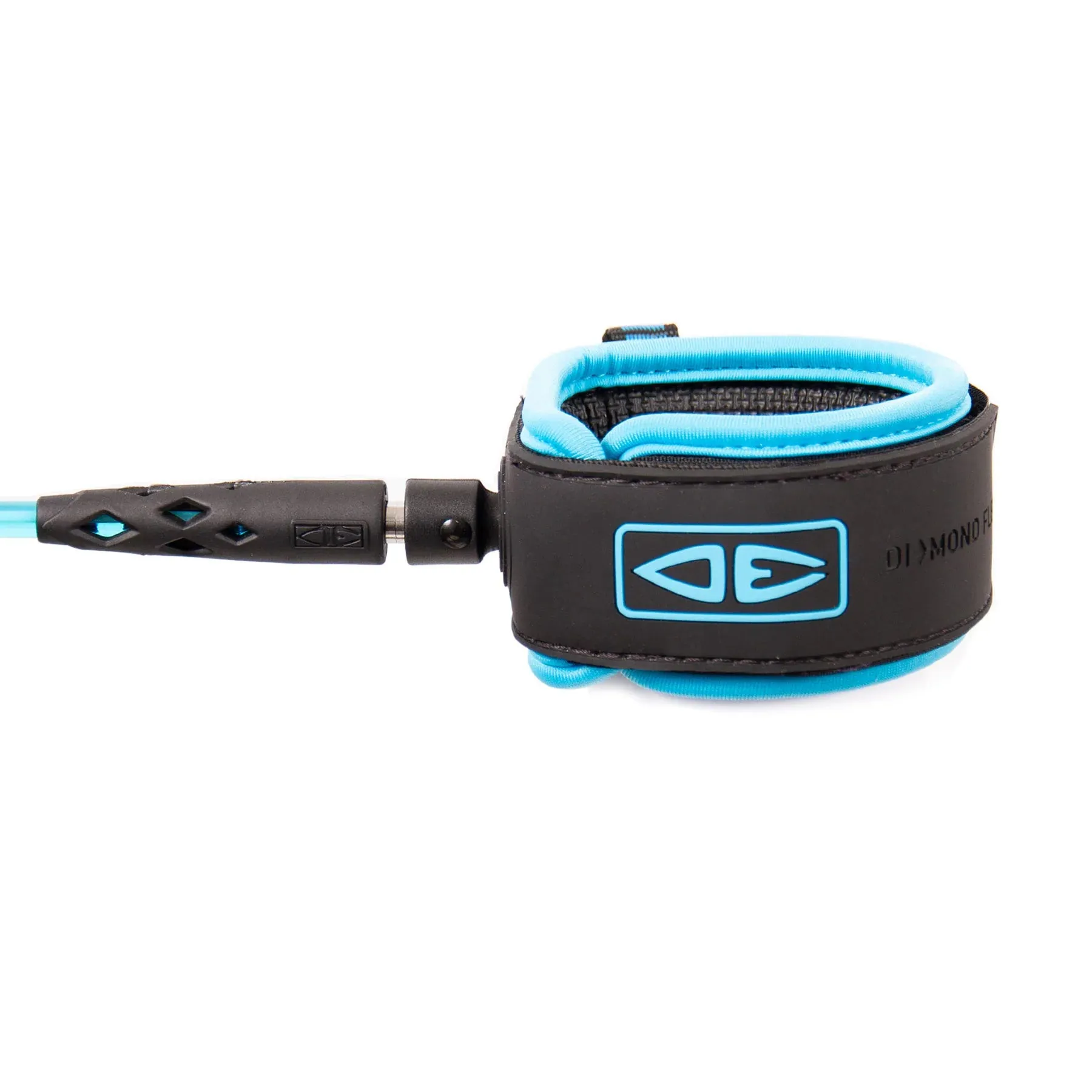 OCEAN AND EARTH REGULAR 6'0 MOULDED DIMOND FLEX LEASH BLUE