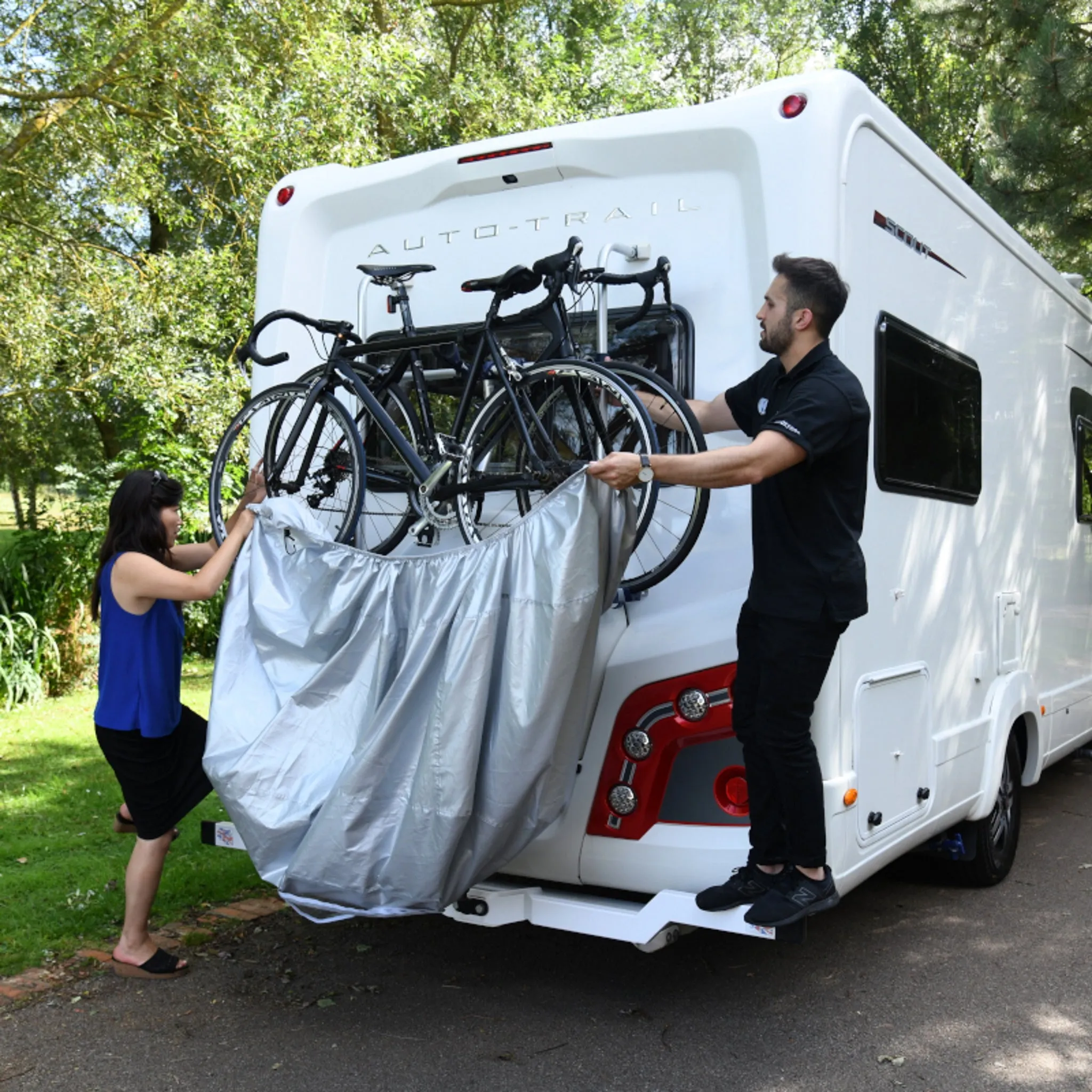 Oxford Aquatex Bike Cover Touring Premium 1-2
