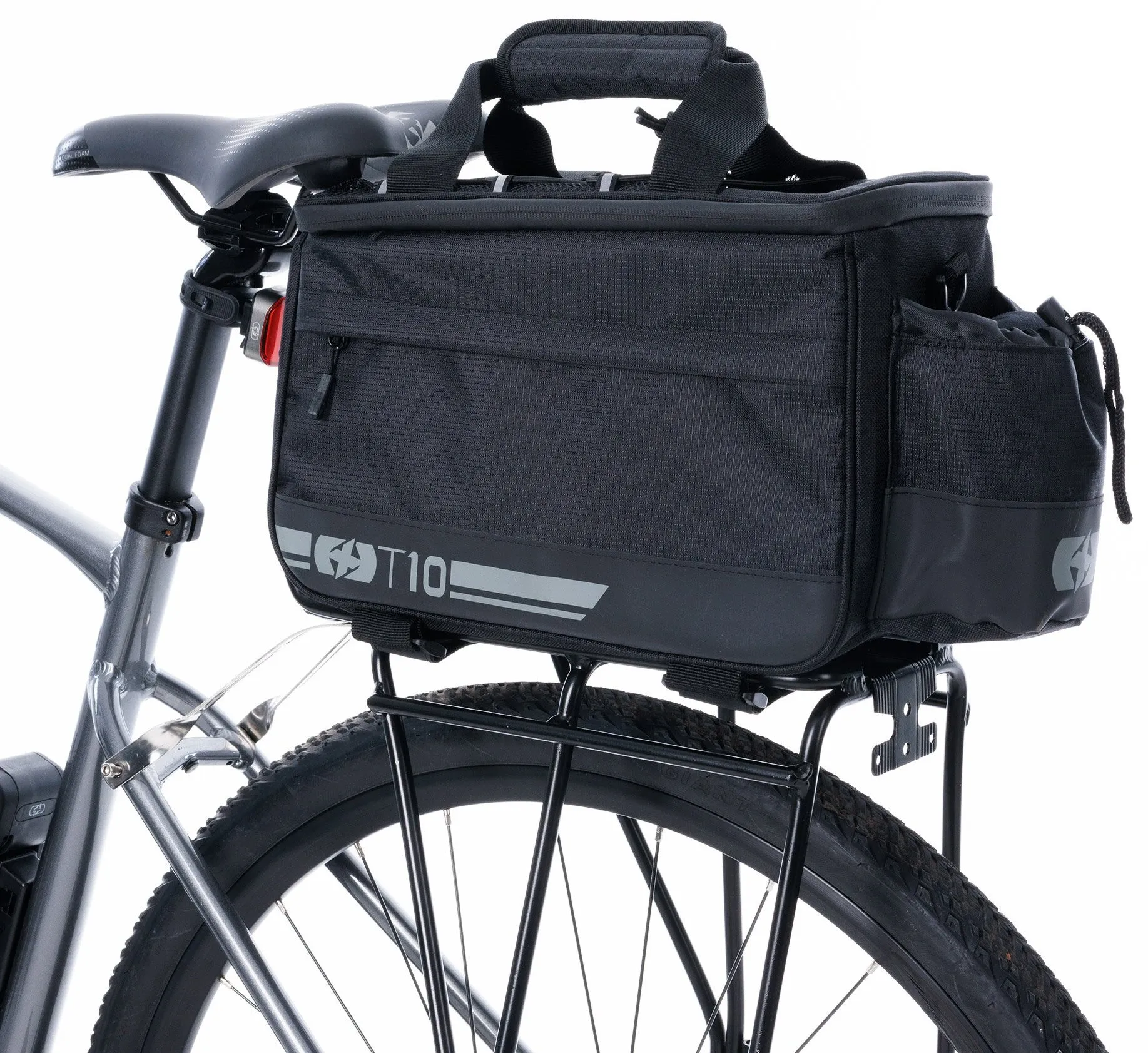 Oxford T10 Rack Top Bag 10L - Black