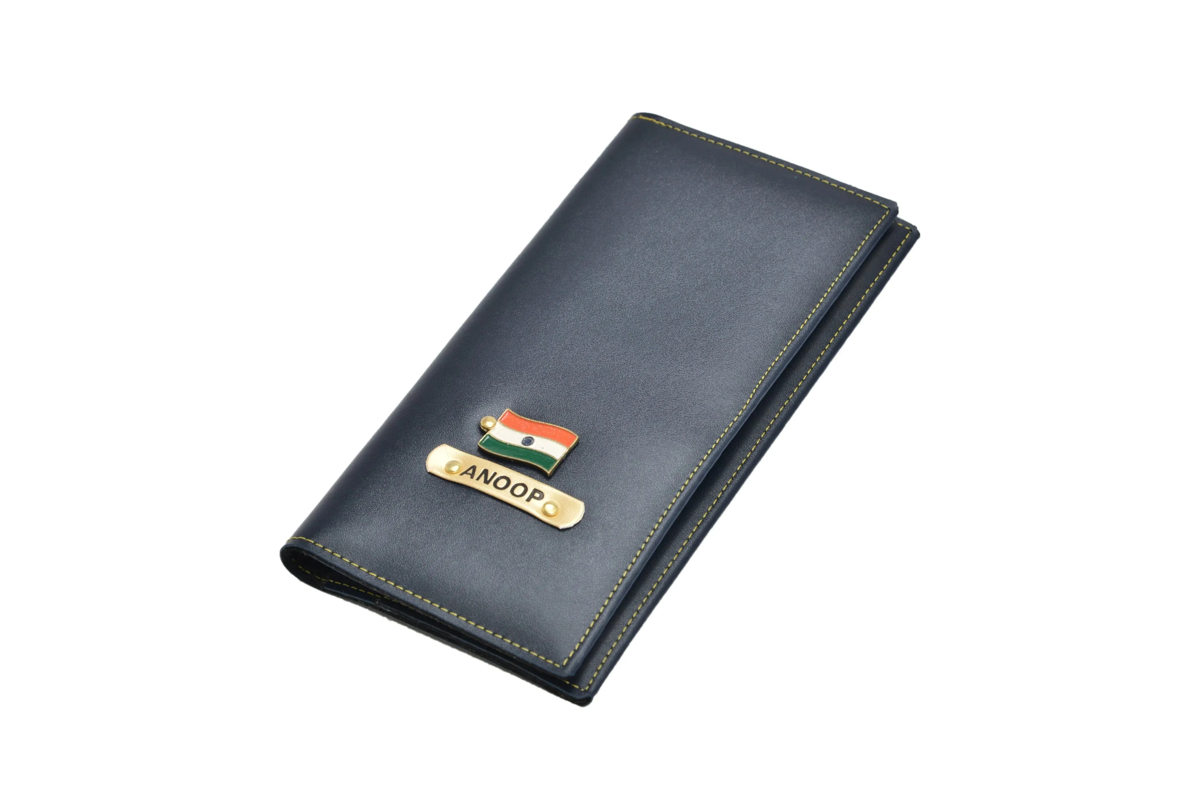Personalized Travel Organizer Vegan Leather - Royal Blue