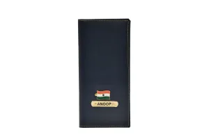 Personalized Travel Organizer Vegan Leather - Royal Blue