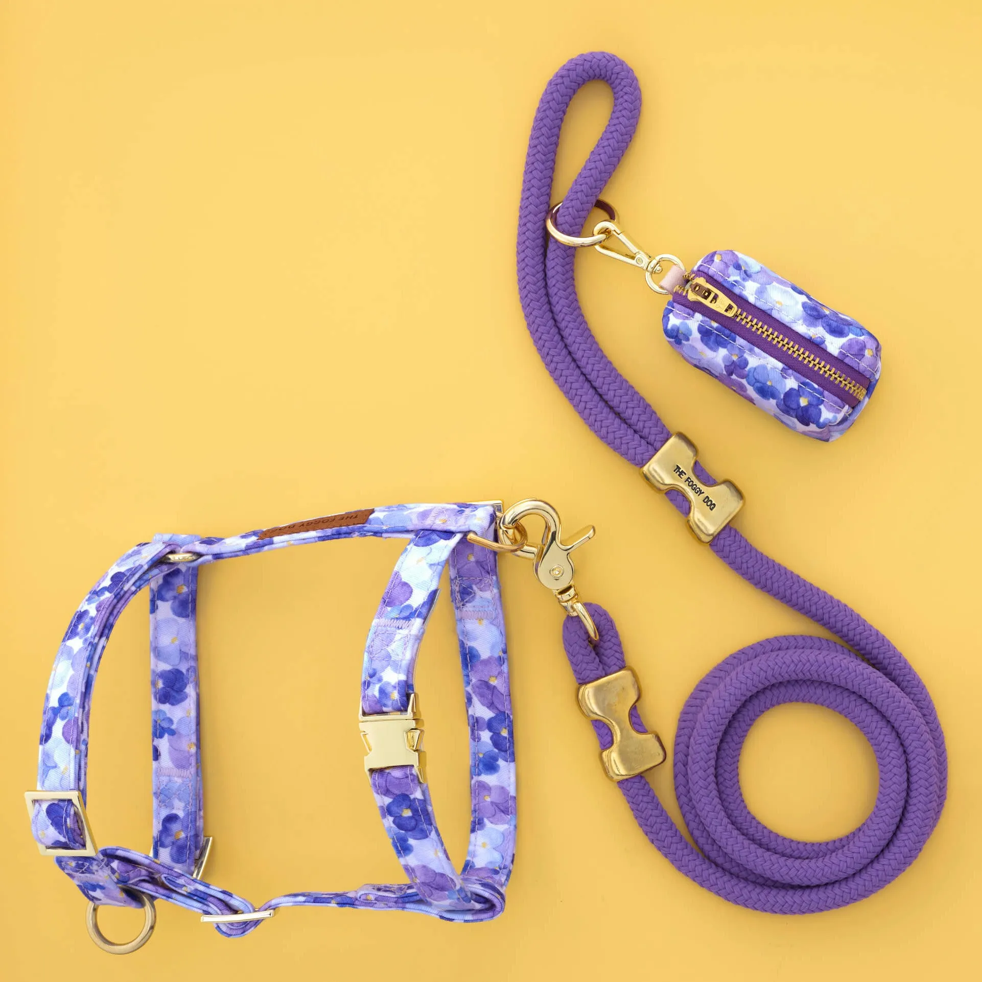 Pressed Pansies Harness Walk Set