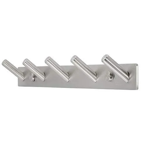 Protasm Modern Hook Hat Bath Towel Coat Hooks Robe Garment Rack Hanger Rail Holder, Screw Wall Mount Closet Clothing Bathroom Garage Home Storage Organization