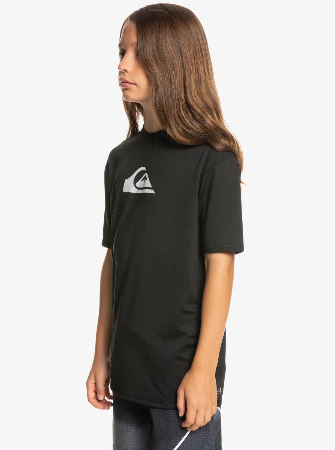 Quiksilver Boys Solid Streak Short Sleeve UPF 50 Surf T-Shirt