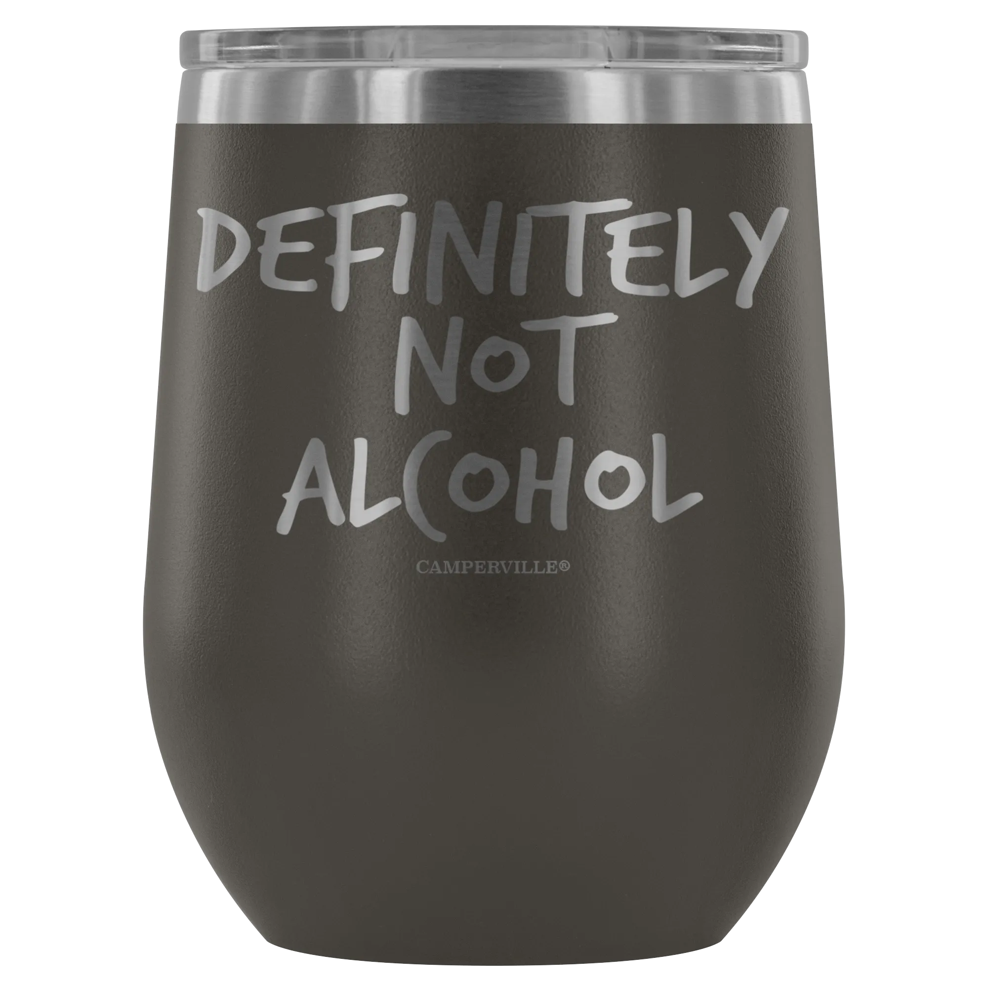 "Definitely Not Wine" - Stemless Wine Cup
