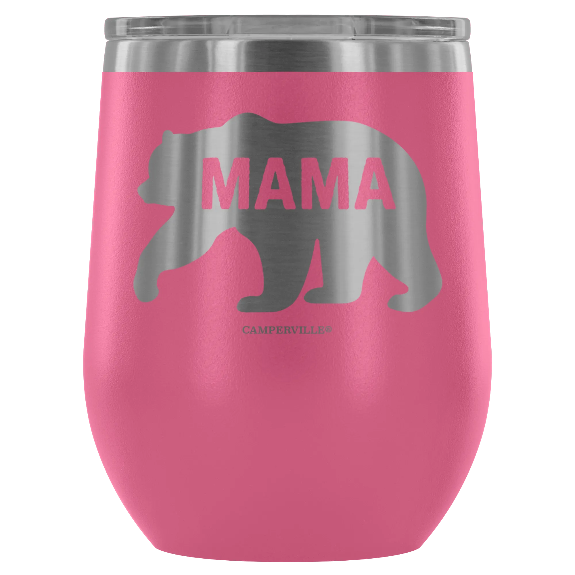"Mama Bear" - Stemless Wine Cup