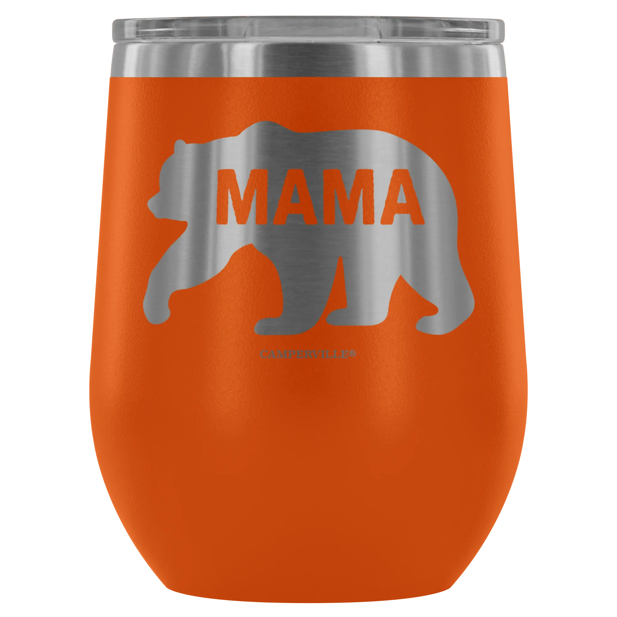 "Mama Bear" - Stemless Wine Cup
