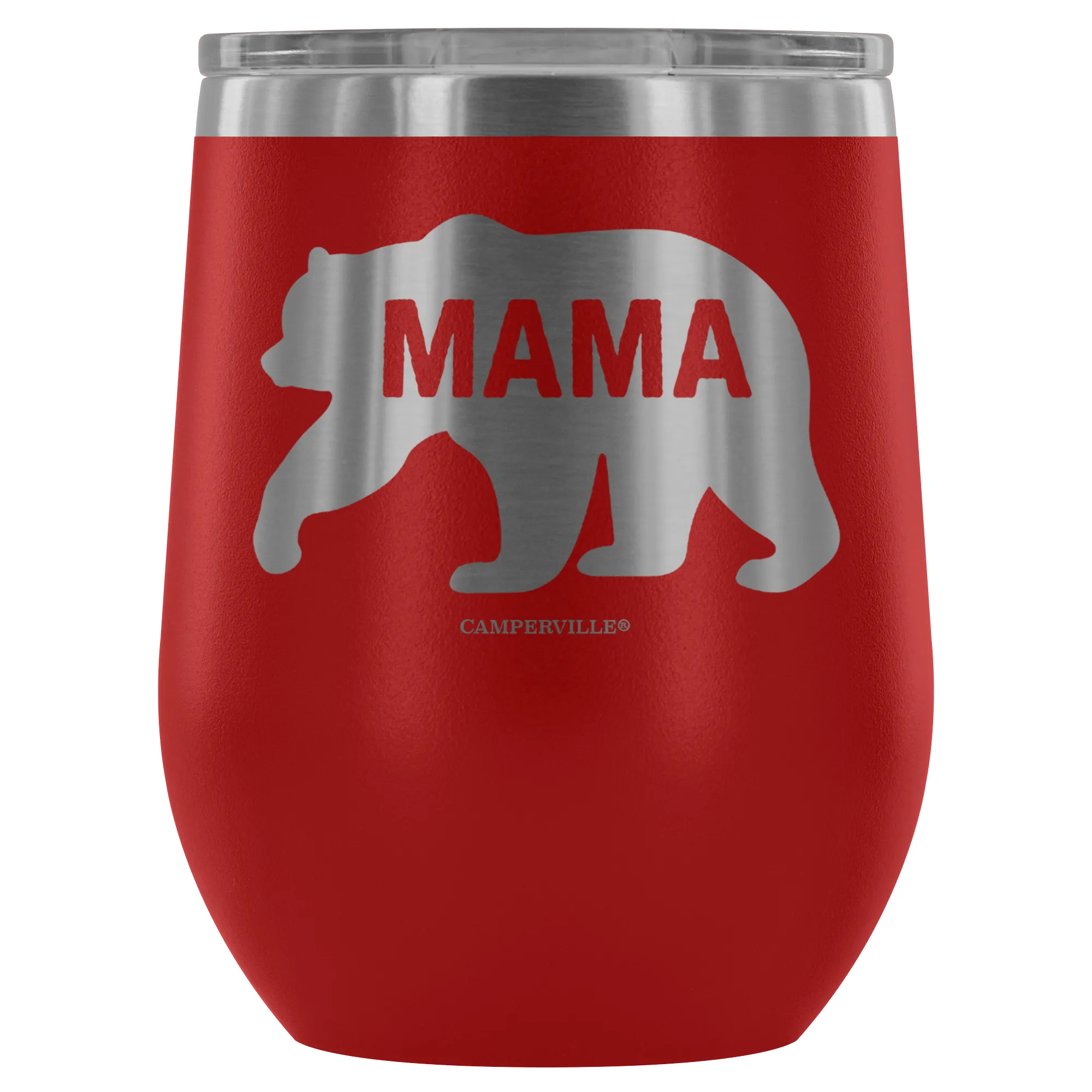 "Mama Bear" - Stemless Wine Cup