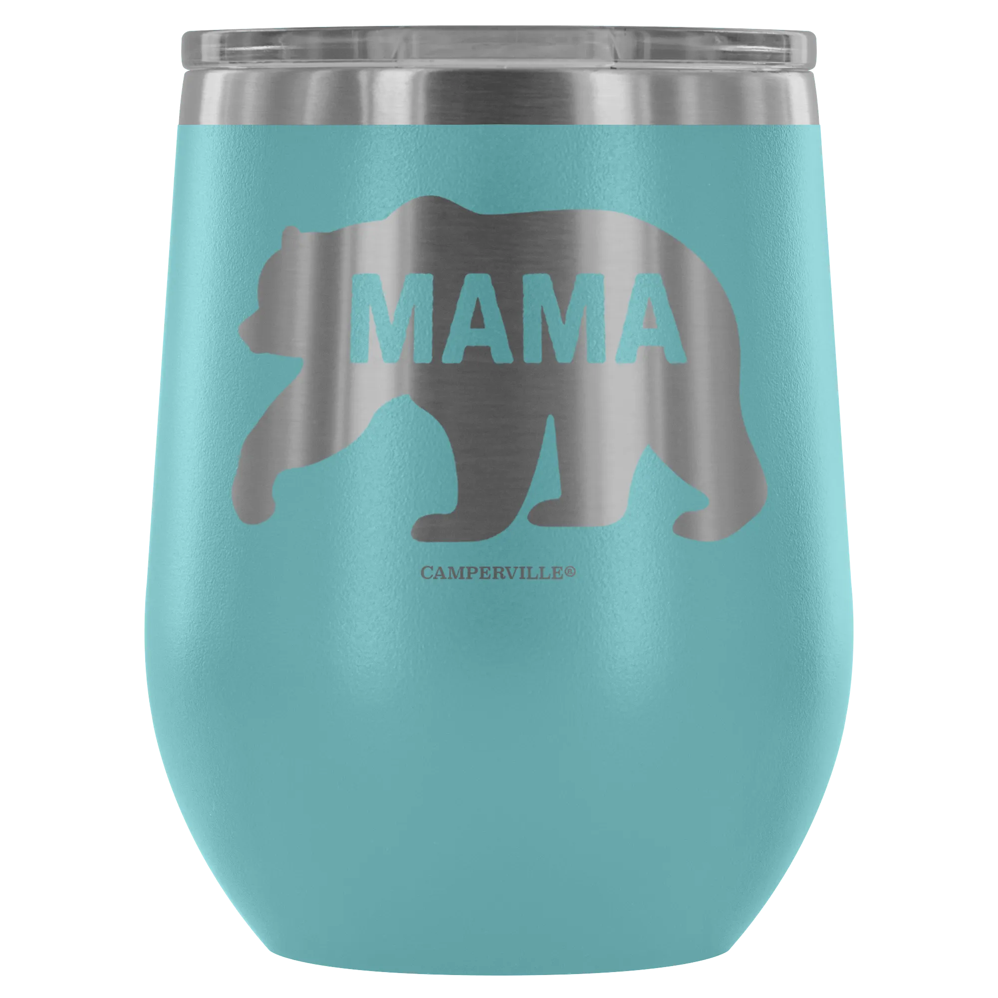 "Mama Bear" - Stemless Wine Cup