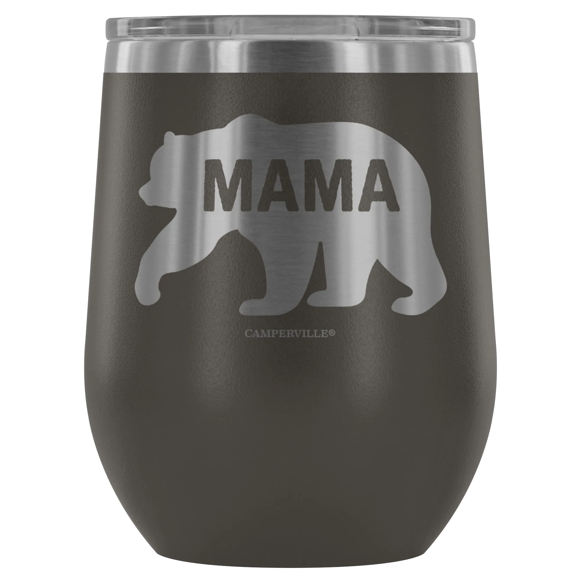 "Mama Bear" - Stemless Wine Cup